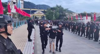 中缅联合执法：缅北地区抓捕电诈人员视频流出